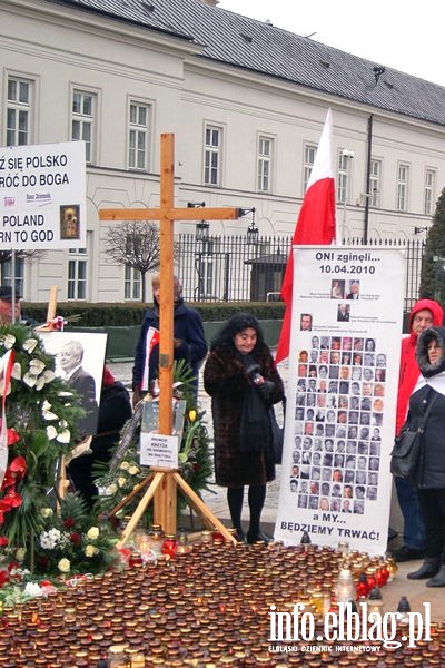 Warszawskie obchody upamitniajce trzeci rocznic katastrofy smoleskiej , fot. 14