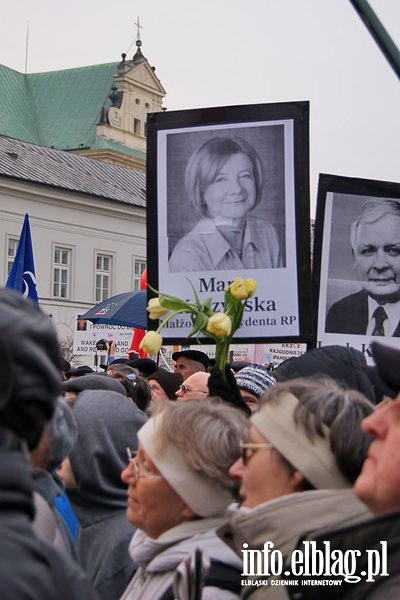 Warszawskie obchody upamitniajce trzeci rocznic katastrofy smoleskiej , fot. 23