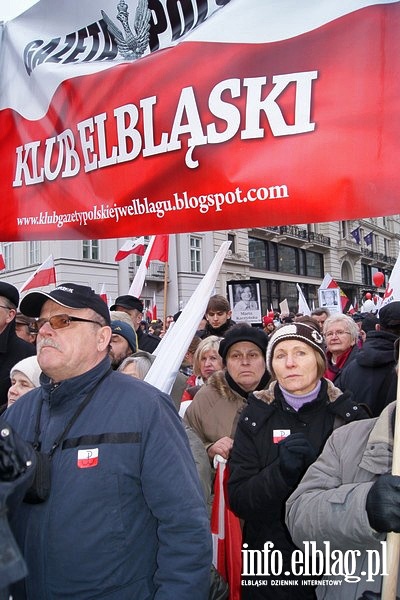 Warszawskie obchody upamitniajce trzeci rocznic katastrofy smoleskiej , fot. 31