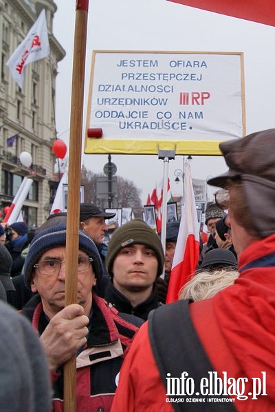 Warszawskie obchody upamitniajce trzeci rocznic katastrofy smoleskiej , fot. 32