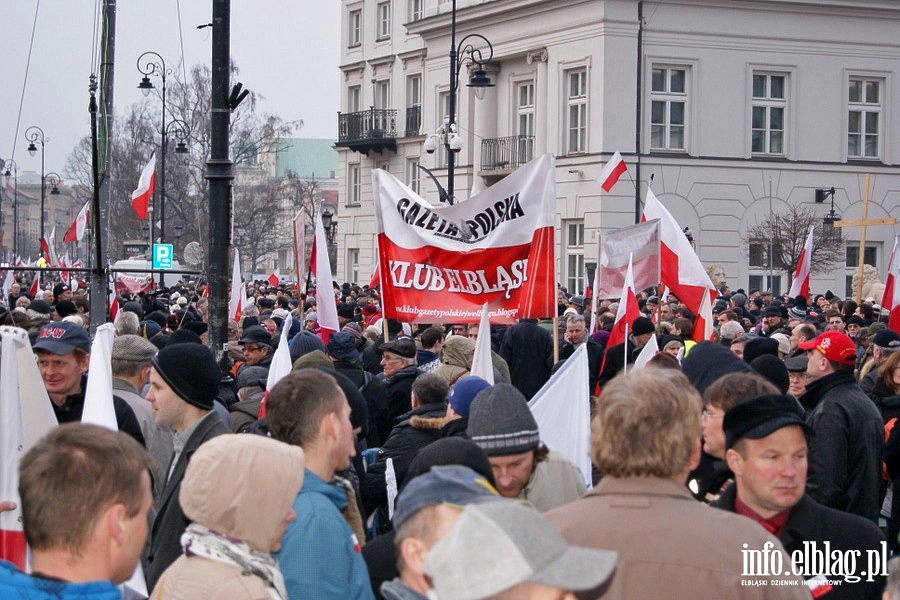 Warszawskie obchody upamitniajce trzeci rocznic katastrofy smoleskiej , fot. 33