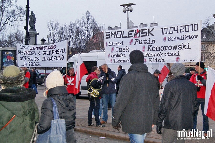 Warszawskie obchody upamitniajce trzeci rocznic katastrofy smoleskiej , fot. 38