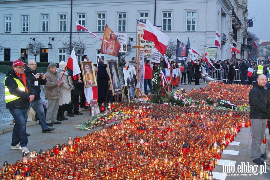 Warszawskie obchody upamitniajce trzeci rocznic katastrofy smoleskiej , fot. 41