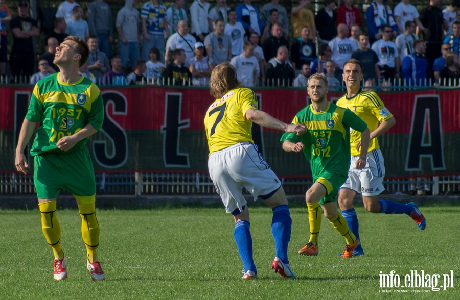 II liga: Olimpia Elblg - Siarka Tarnobrzeg 0:1, fot. 5