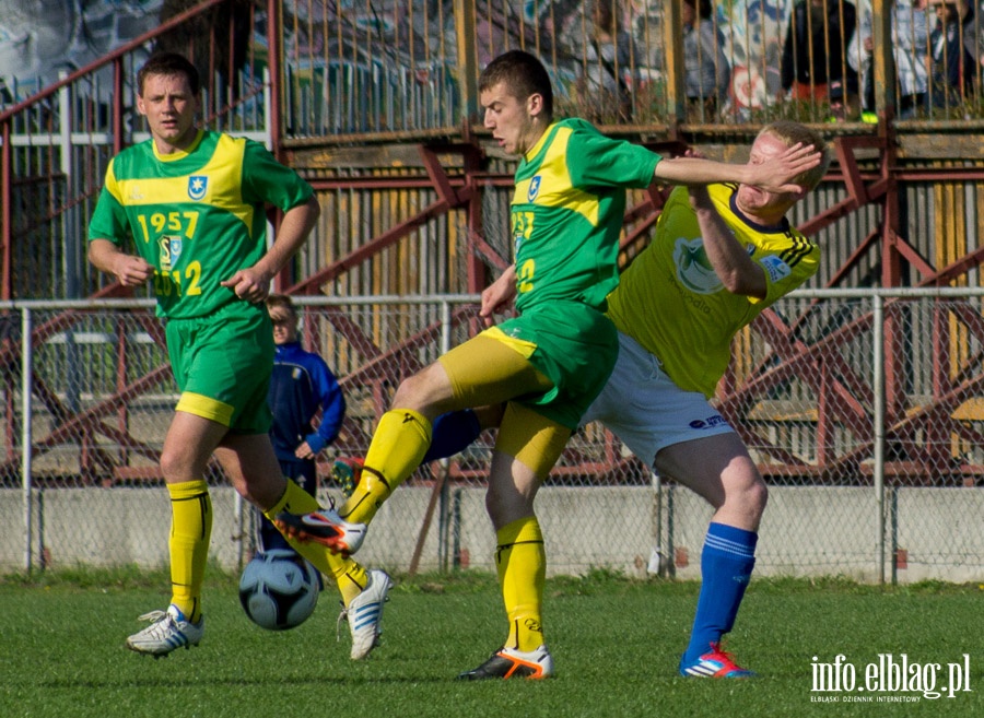 II liga: Olimpia Elblg - Siarka Tarnobrzeg 0:1, fot. 7