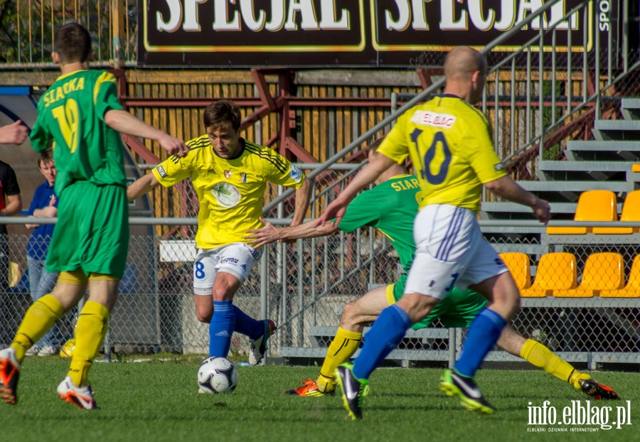 II liga: Olimpia Elblg - Siarka Tarnobrzeg 0:1, fot. 8