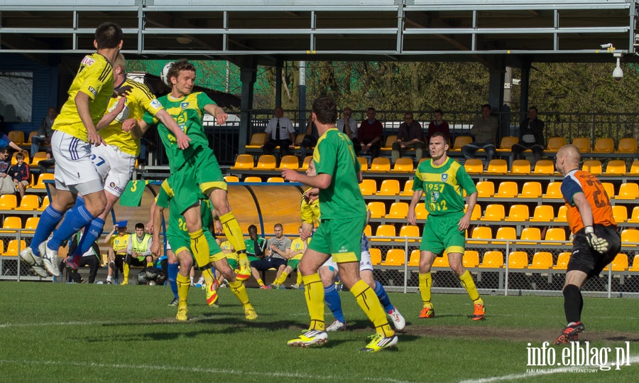 II liga: Olimpia Elblg - Siarka Tarnobrzeg 0:1, fot. 13