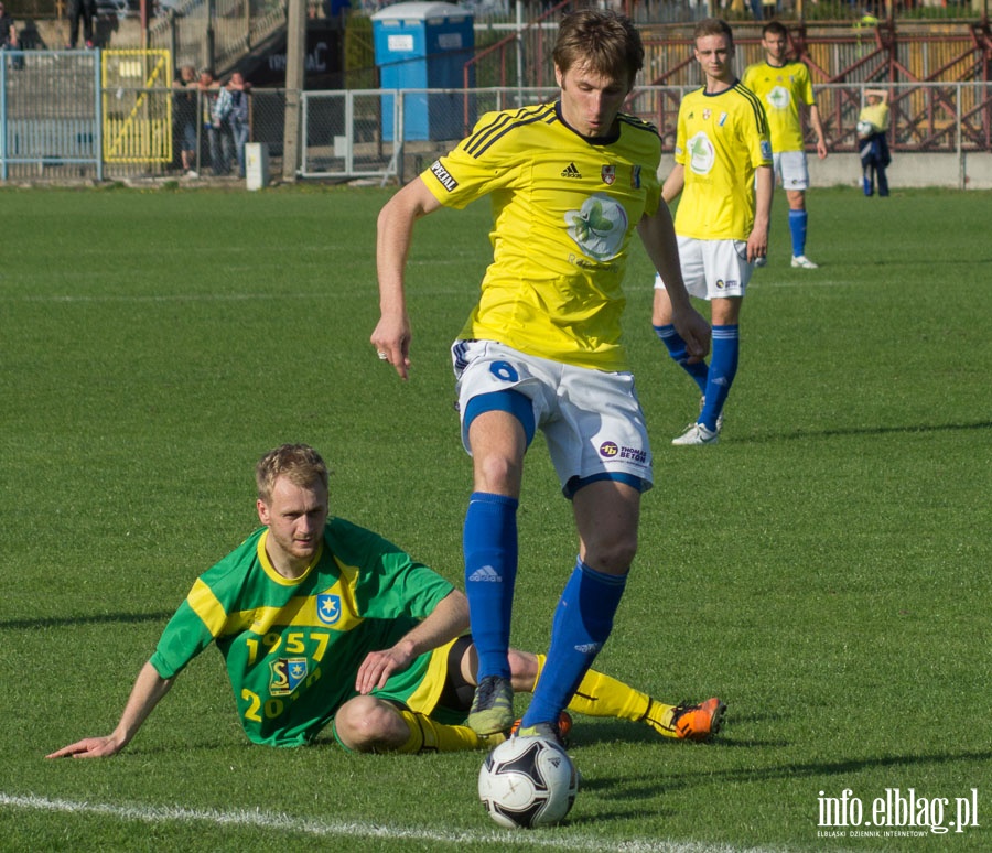 II liga: Olimpia Elblg - Siarka Tarnobrzeg 0:1, fot. 21