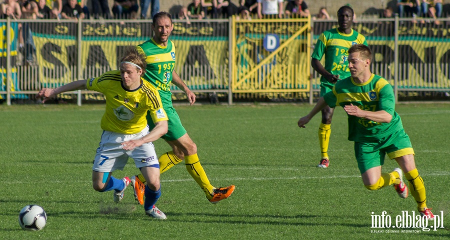 II liga: Olimpia Elblg - Siarka Tarnobrzeg 0:1, fot. 25