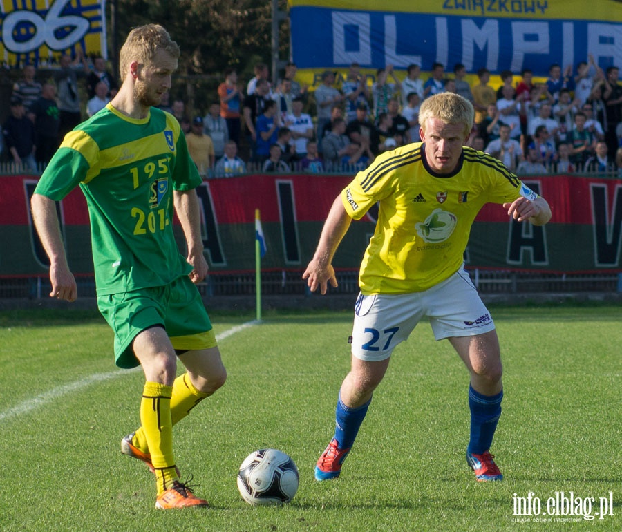 II liga: Olimpia Elblg - Siarka Tarnobrzeg 0:1, fot. 30