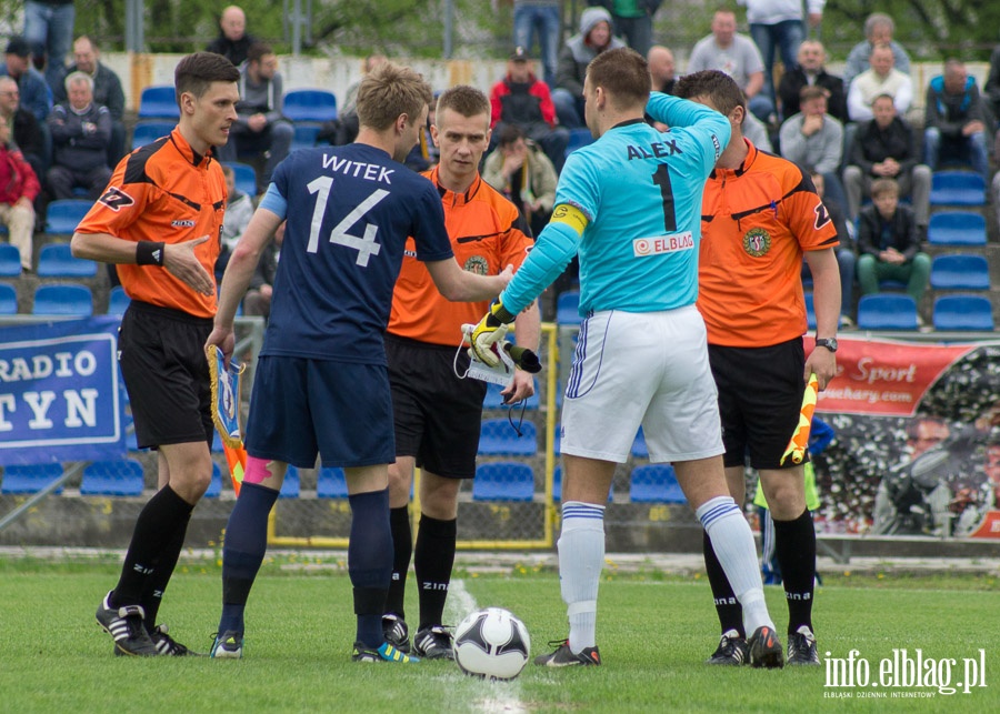 II liga: Olimpia Elblg - Unia Tarnw 1:1, fot. 5