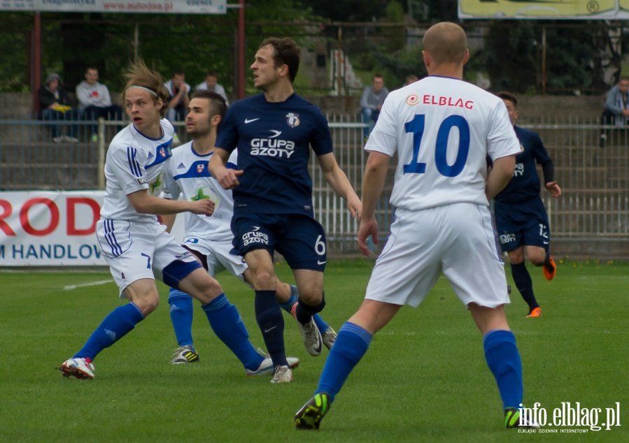 II liga: Olimpia Elblg - Unia Tarnw 1:1, fot. 7