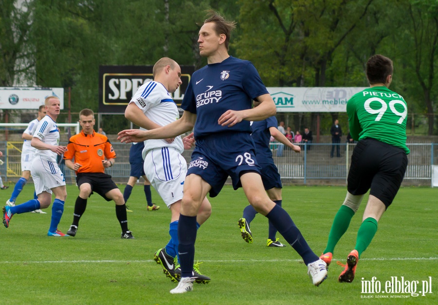 II liga: Olimpia Elblg - Unia Tarnw 1:1, fot. 9