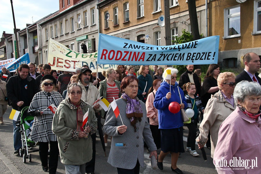 III Marsz dla ycia i rodziny w Elblgu - maj 2013, fot. 3