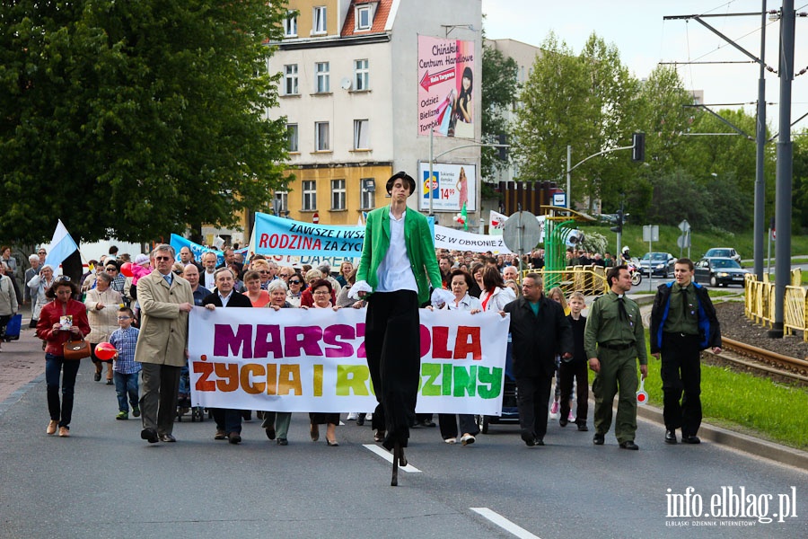 III Marsz dla ycia i rodziny w Elblgu - maj 2013, fot. 4