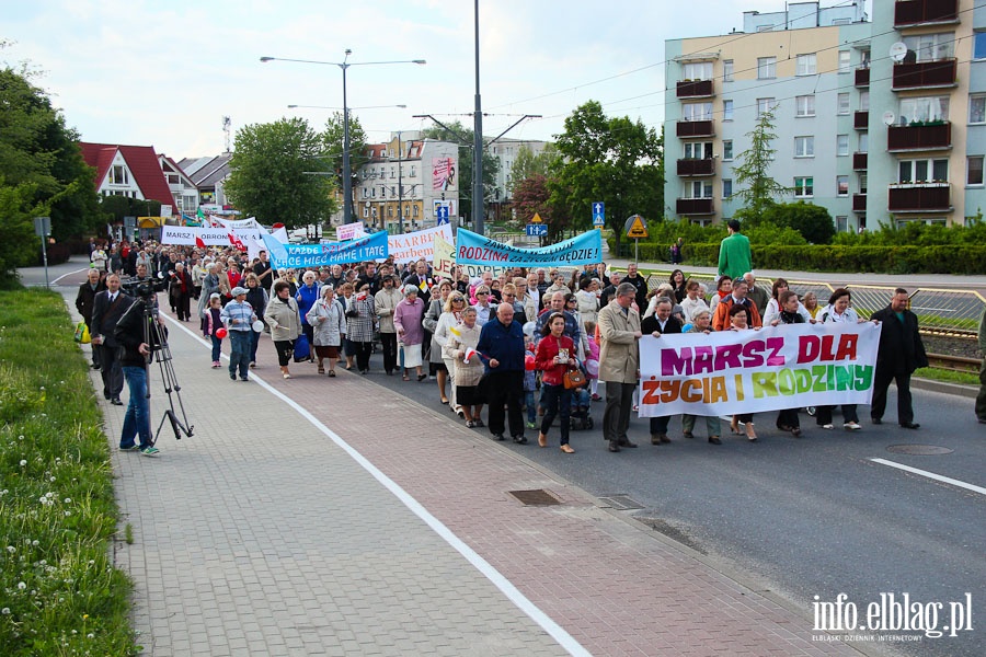 III Marsz dla ycia i rodziny w Elblgu - maj 2013, fot. 6