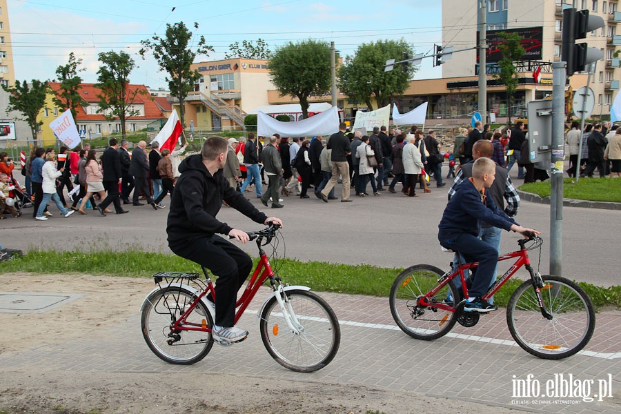 III Marsz dla ycia i rodziny w Elblgu - maj 2013, fot. 15