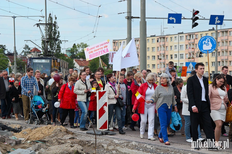 III Marsz dla ycia i rodziny w Elblgu - maj 2013, fot. 17