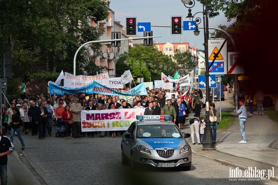 III Marsz dla ycia i rodziny w Elblgu - maj 2013, fot. 24