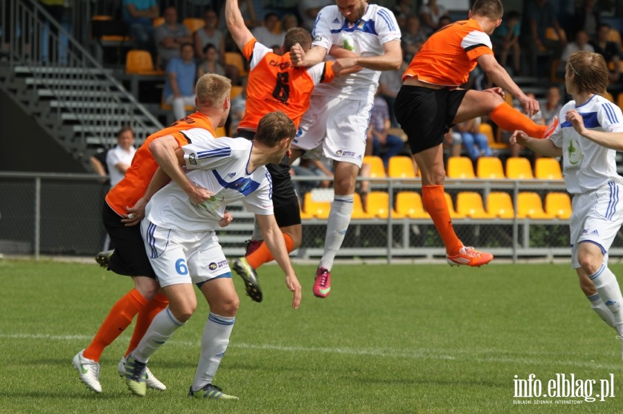 II liga: Concordia Elblg - Olimpia Elblg 0:1, fot. 14