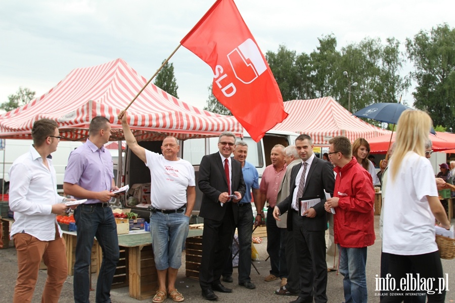 Sekretarz Generalny SLD Krzysztof Gawkowski z wizyt w Elblgu, fot. 8