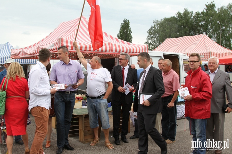 Sekretarz Generalny SLD Krzysztof Gawkowski z wizyt w Elblgu, fot. 13