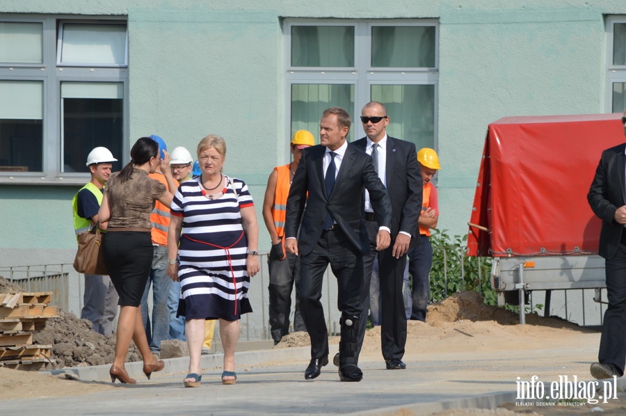 Donald Tusk w Elblgu, fot. 2