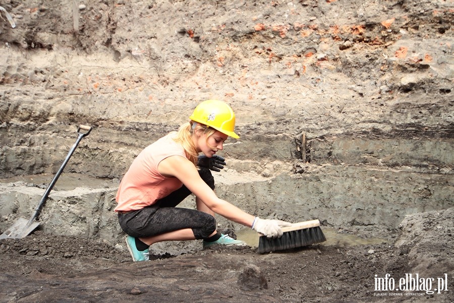 Wykopaliska na dziedzicu elblskiego Muzeum Archeologiczno-Historycznego, fot. 10