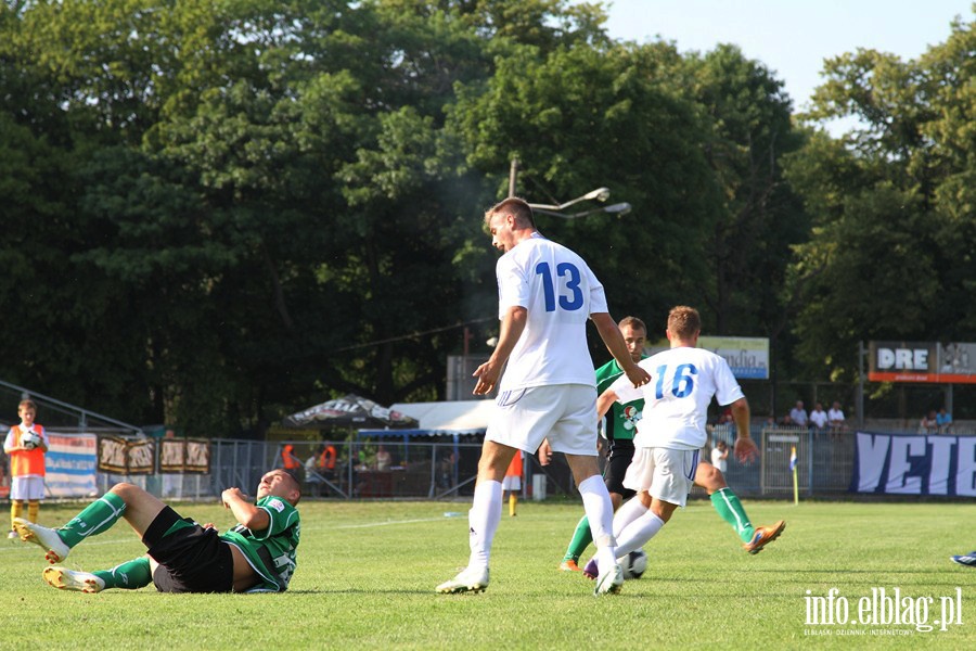 II liga: Olimpia Elblg - Pelikan owicz 1:1, fot. 3