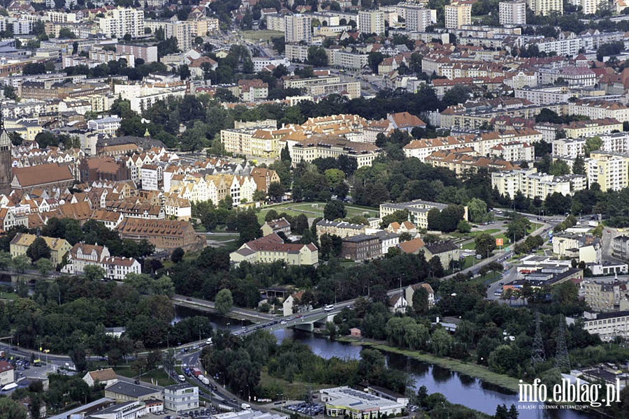 Elblg z lotu ptaka - w obiektywie Ireneusza Rupniewskiego, fot. 9