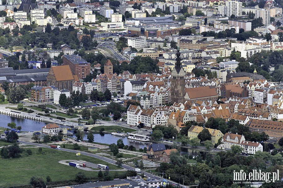 Elblg z lotu ptaka - w obiektywie Ireneusza Rupniewskiego, fot. 11