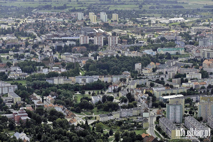 Elblg z lotu ptaka - w obiektywie Ireneusza Rupniewskiego, fot. 98