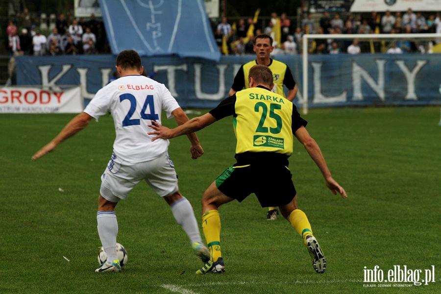 II liga: Olimpia Elblg - Siarka Tarnobrzeg 2:0, fot. 5