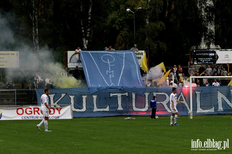 II liga: Olimpia Elblg - Siarka Tarnobrzeg 2:0, fot. 7