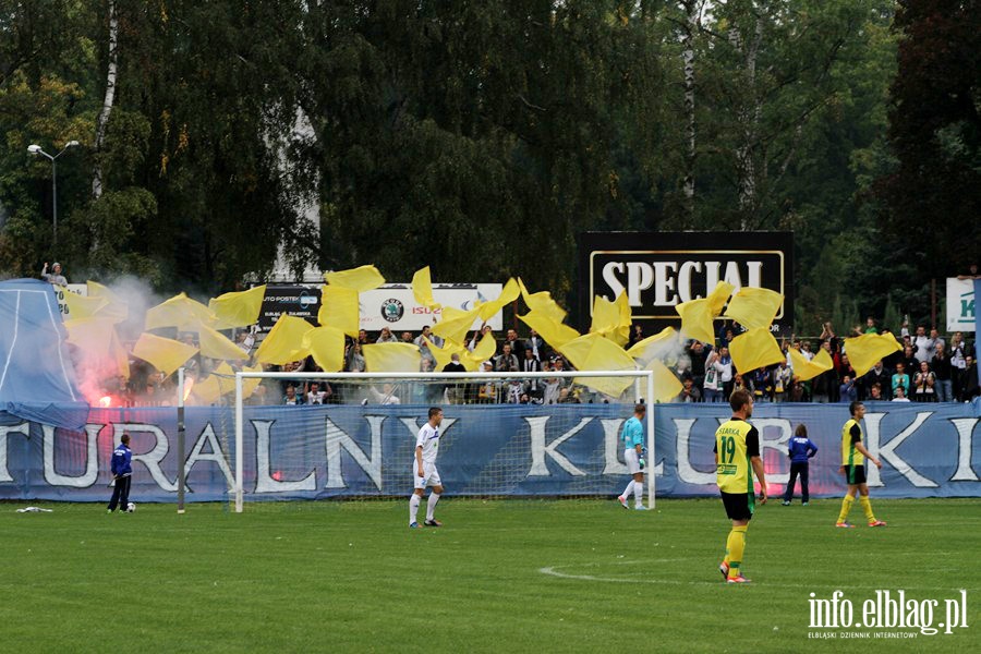 II liga: Olimpia Elblg - Siarka Tarnobrzeg 2:0, fot. 8