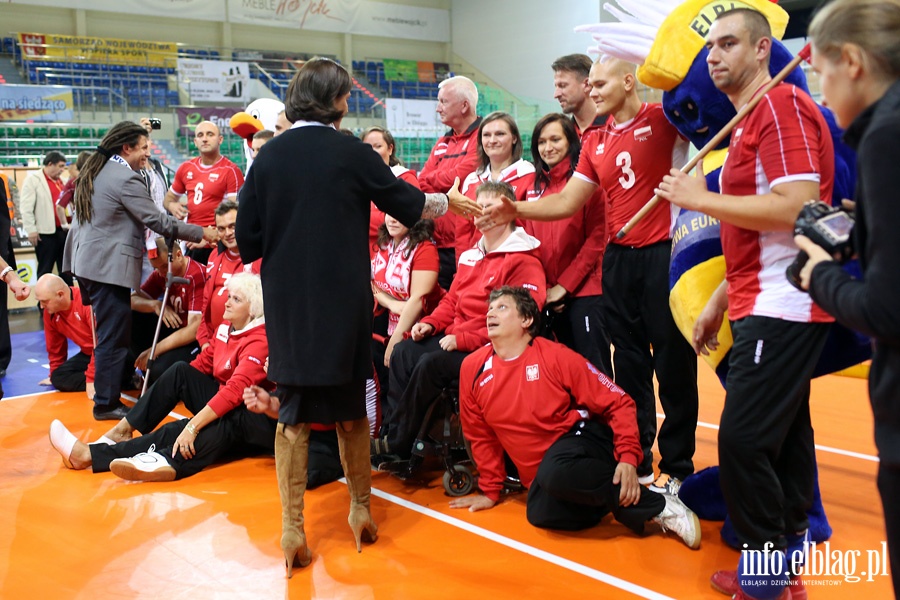 Mecz Polska-Rosja i spotkanie z minister sportu Joann Much, fot. 84