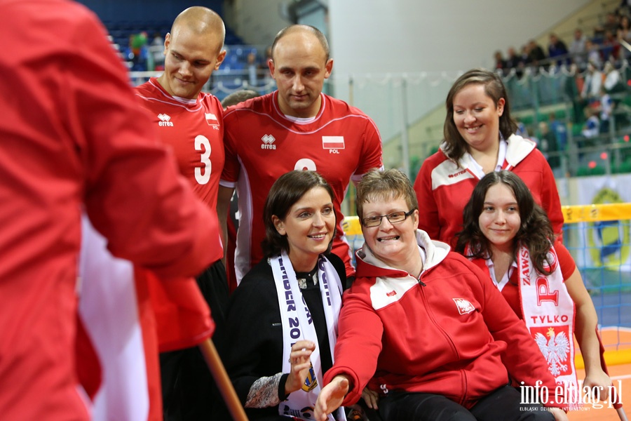 Mecz Polska-Rosja i spotkanie z minister sportu Joann Much, fot. 91