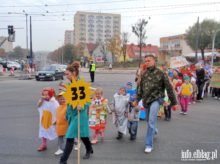 Strajk ywnoci przeszed ulicami Elblga, fot. 11