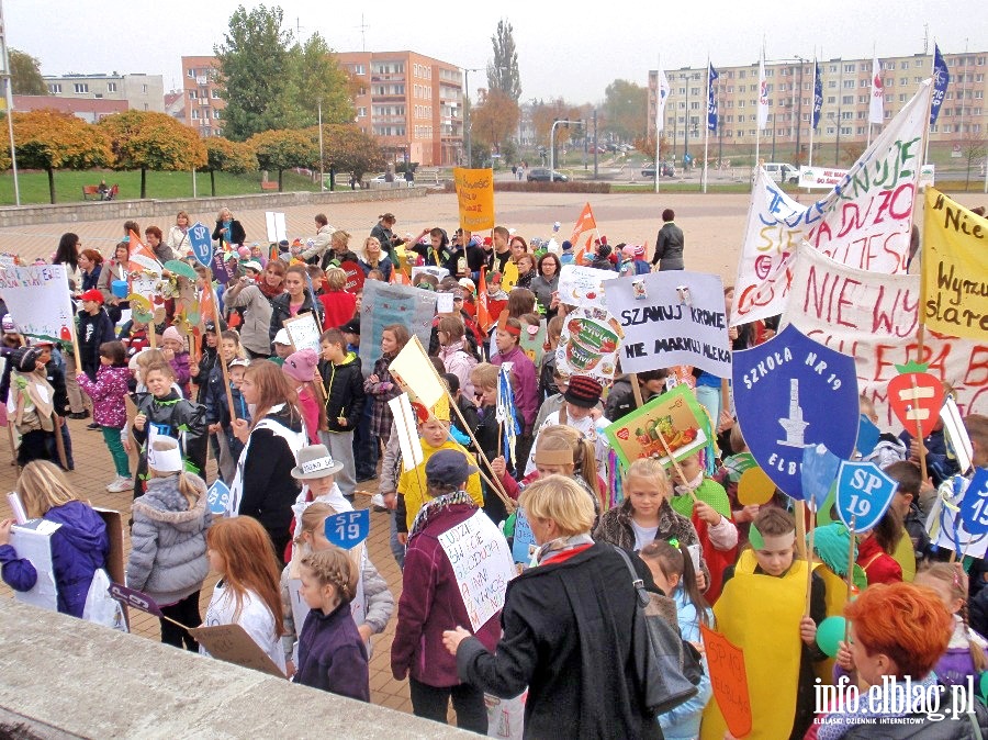 Strajk ywnoci przeszed ulicami Elblga, fot. 20