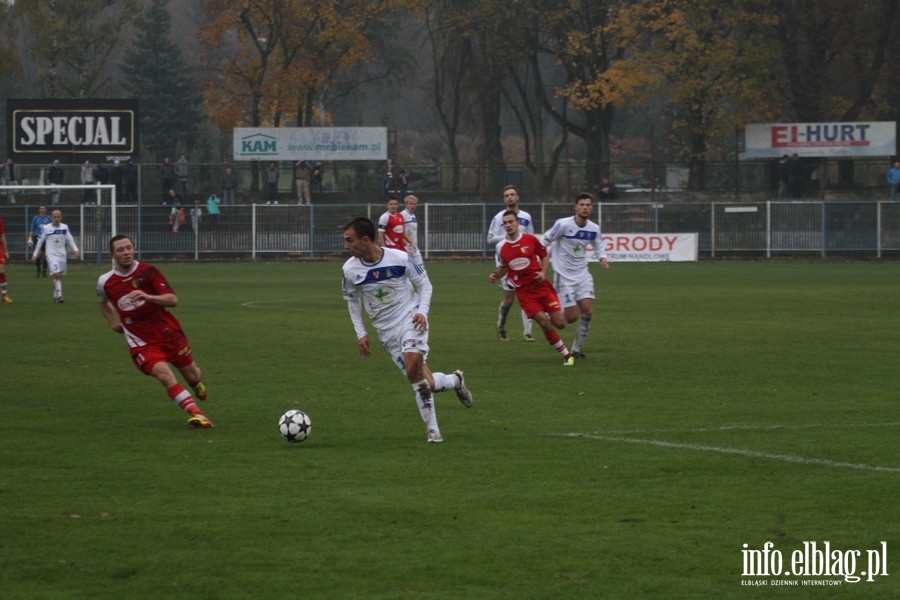 II liga: Olimpia Elblg - Limanovia Limanowa 0:1, fot. 11