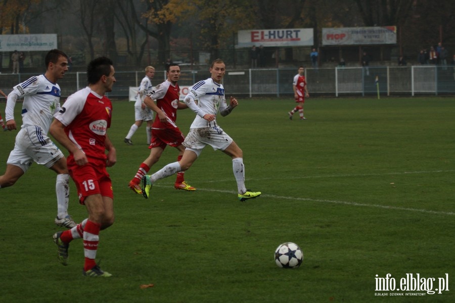 II liga: Olimpia Elblg - Limanovia Limanowa 0:1, fot. 13