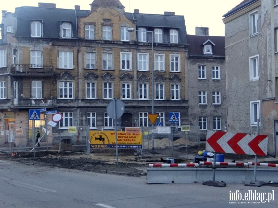 Prace drogowe i sanitarne w rejonie ulic: Fabrycznej i Zagonowej, fot. 1