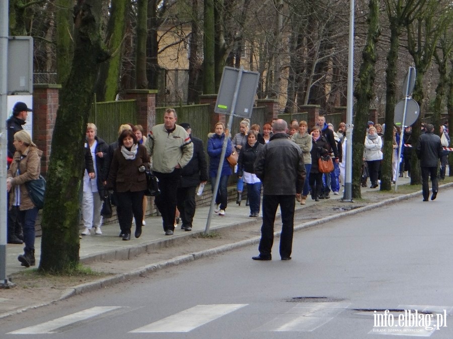 Faszywy alarm bombowy w dawnym szpitalu wojskowym, fot. 22