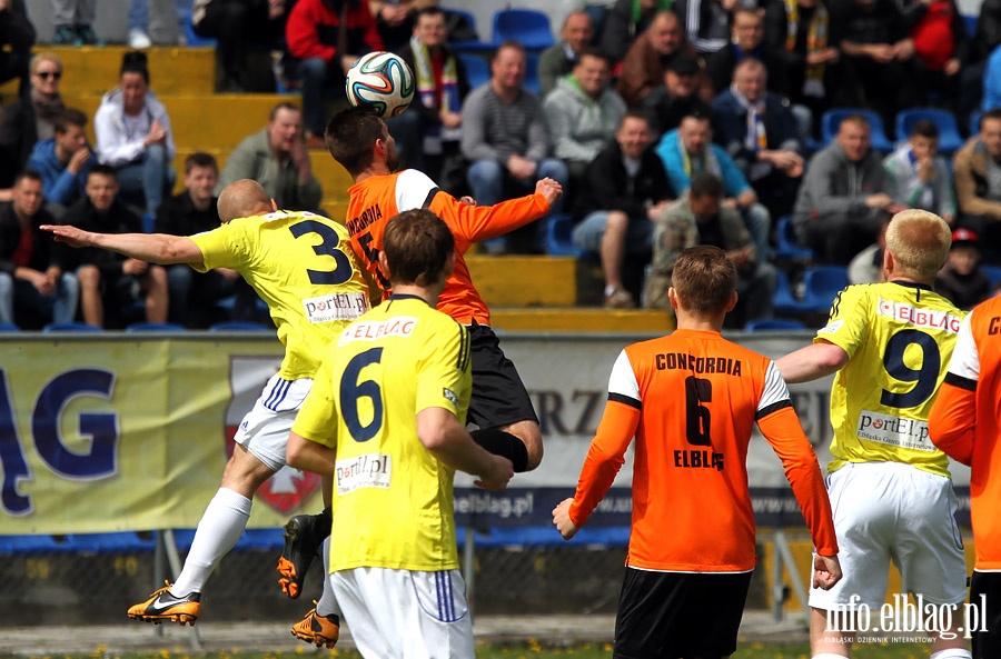 II liga: Concordia Elblg - Olimpia Elblg 0:3, fot. 8