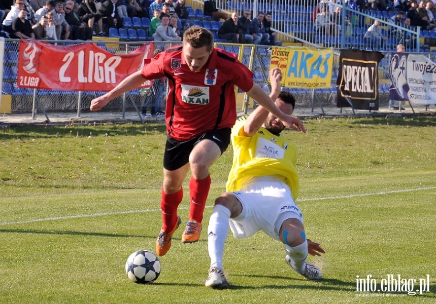 II liga: Olimpia Elblg - Pogo Siedlce 2:2, fot. 10