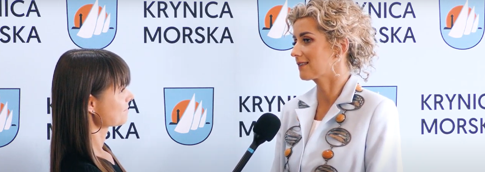 Sylwia Szczurek pierwsz kobiet na stanowisku Burmistrza Krynicy Morskiej