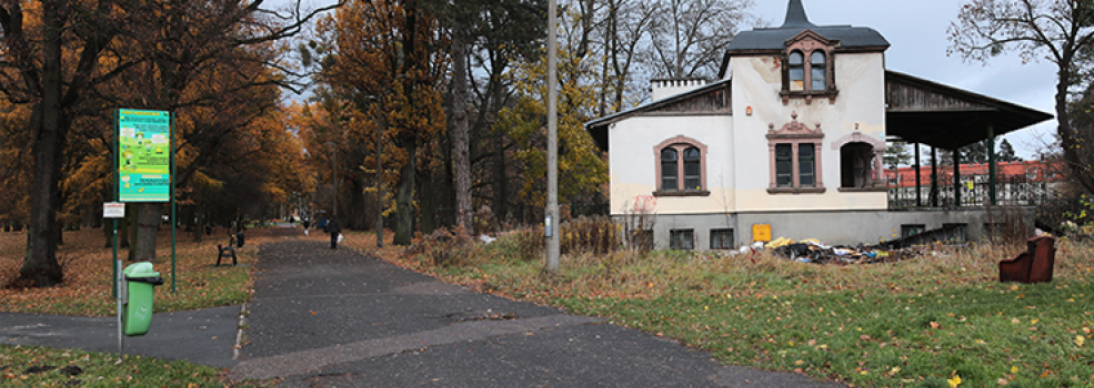 Zabytek znw moe si sta ozdob parku Modrzewie. Prace remontowe ju ruszyy?