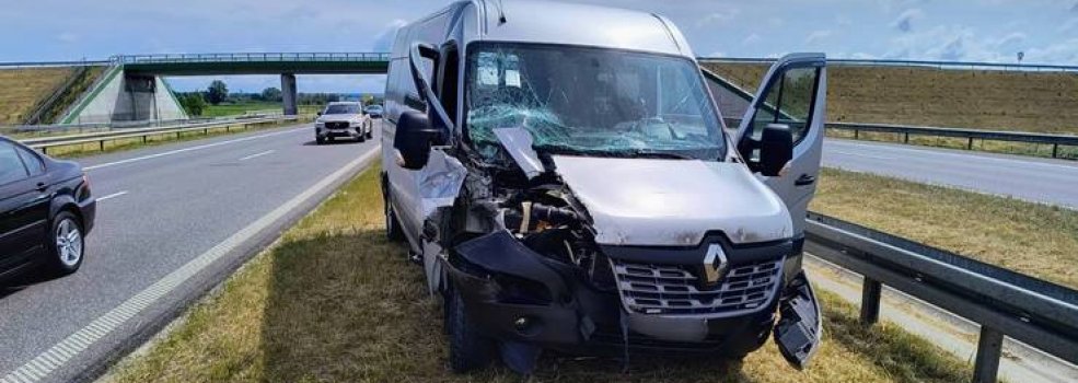 Wypadek na S7. Droga w kierunku Gdaska odbywa si jednym pasem