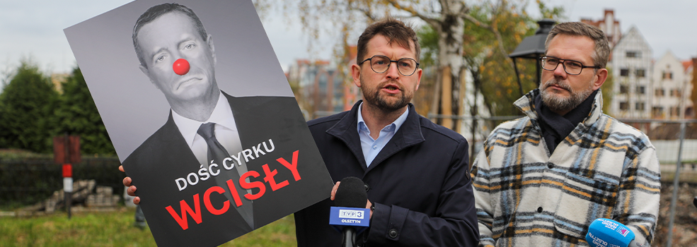 Pose liwka: Senator Wcisa zamiast prowadzi powan polityk uprawia cyrk 