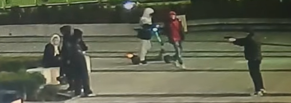 "Strzelanina" z pistoletw gazowych przy CH Ogrody 